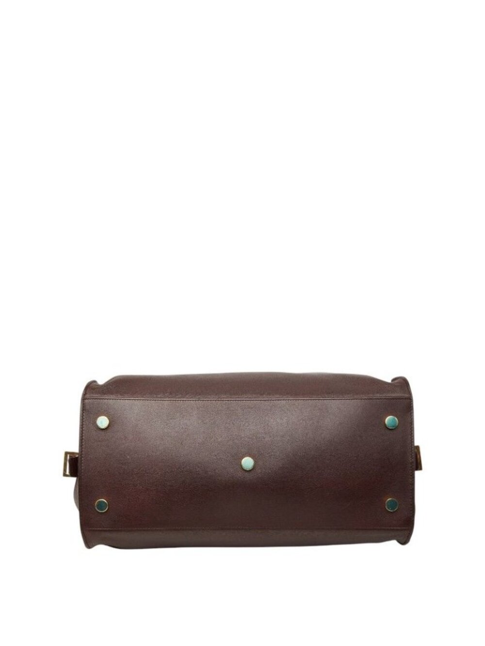 ★SOLD★ Saint Laurent Cabas Handbag Brown Leather - Picture 3 of 10